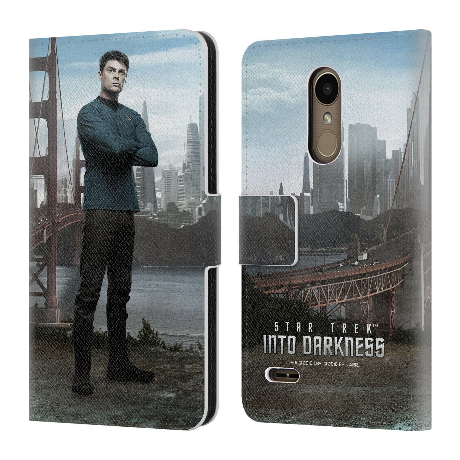 

STAR TREK CHARACTERS INTO DARKNESS XII LEATHER BOOK CASE FOR LG PHONES 1