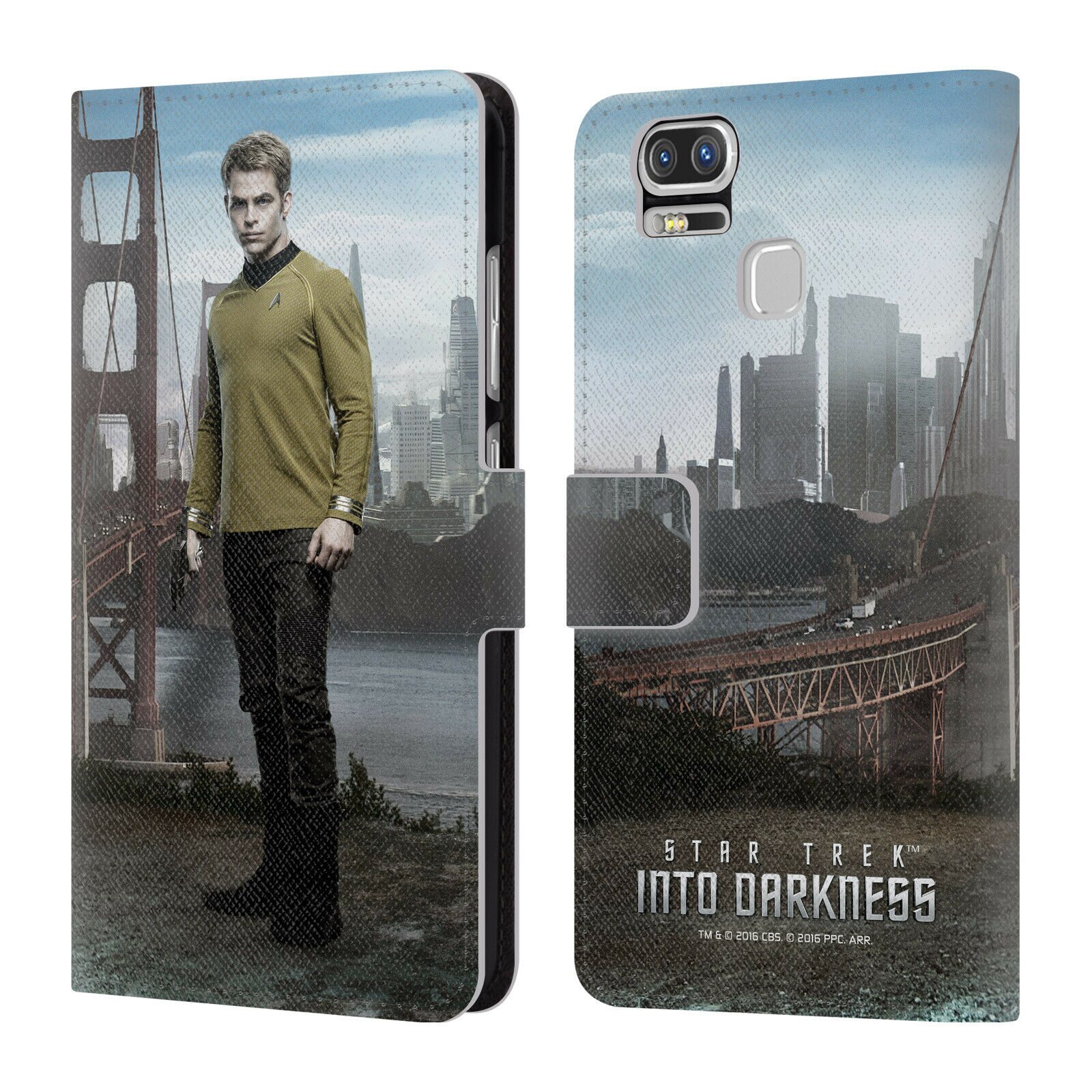 

STAR TREK CHARACTERS INTO DARKNESS XII LEATHER BOOK CASE FOR ASUS ZENFONE PHONES
