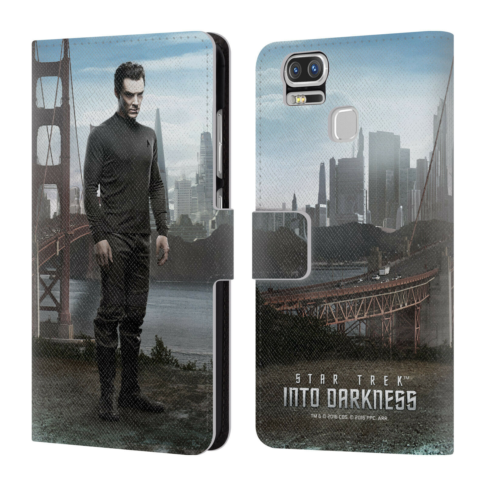 

STAR TREK CHARACTERS INTO DARKNESS XII LEATHER BOOK CASE FOR ASUS ZENFONE PHONES