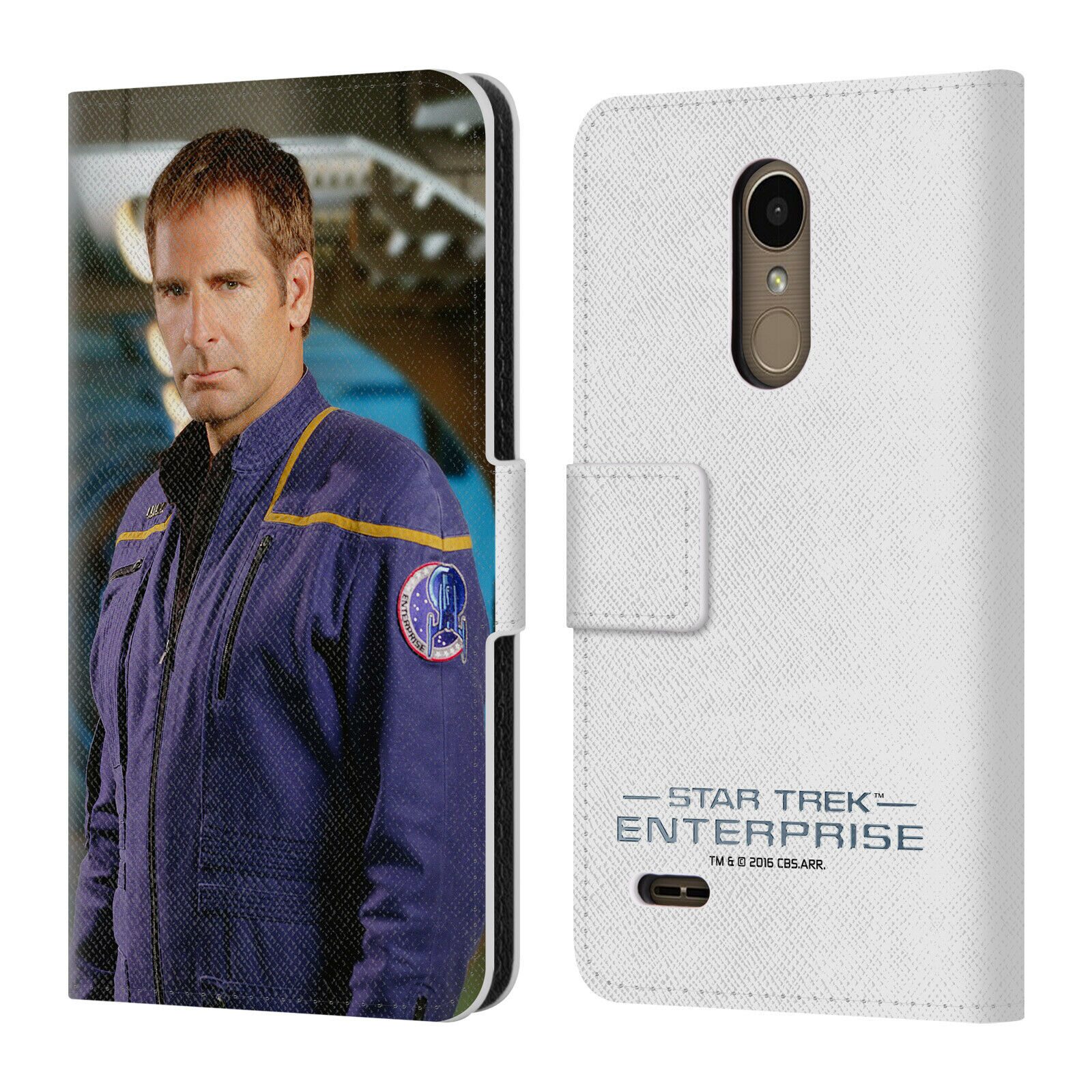 

STAR TREK ICONIC CHARACTERS ENT LEATHER BOOK WALLET CASE COVER FOR LG PHONES 1