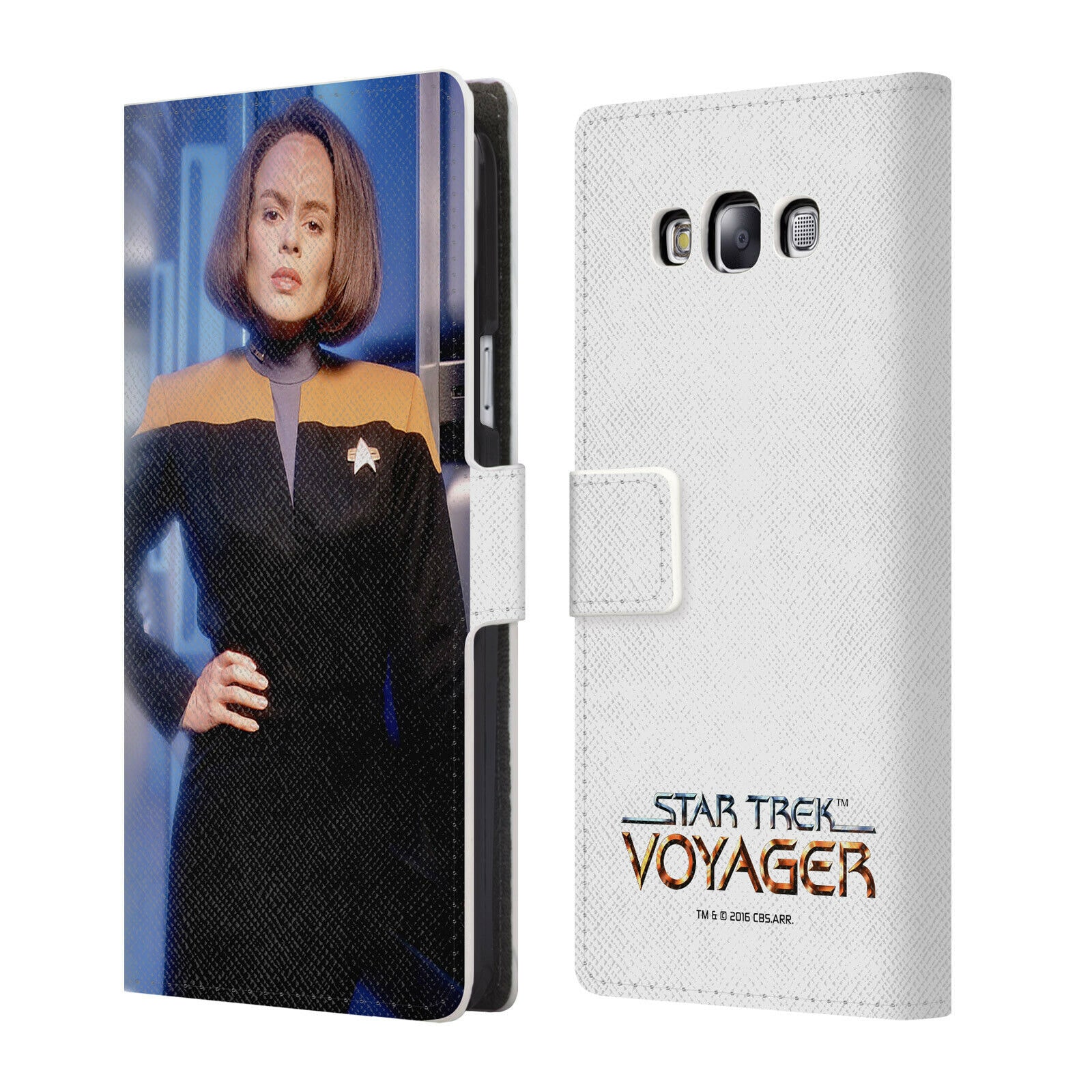 

STAR TREK ICONIC CHARACTERS VOY LEATHER BOOK WALLET CASE FOR SAMSUNG PHONES 3