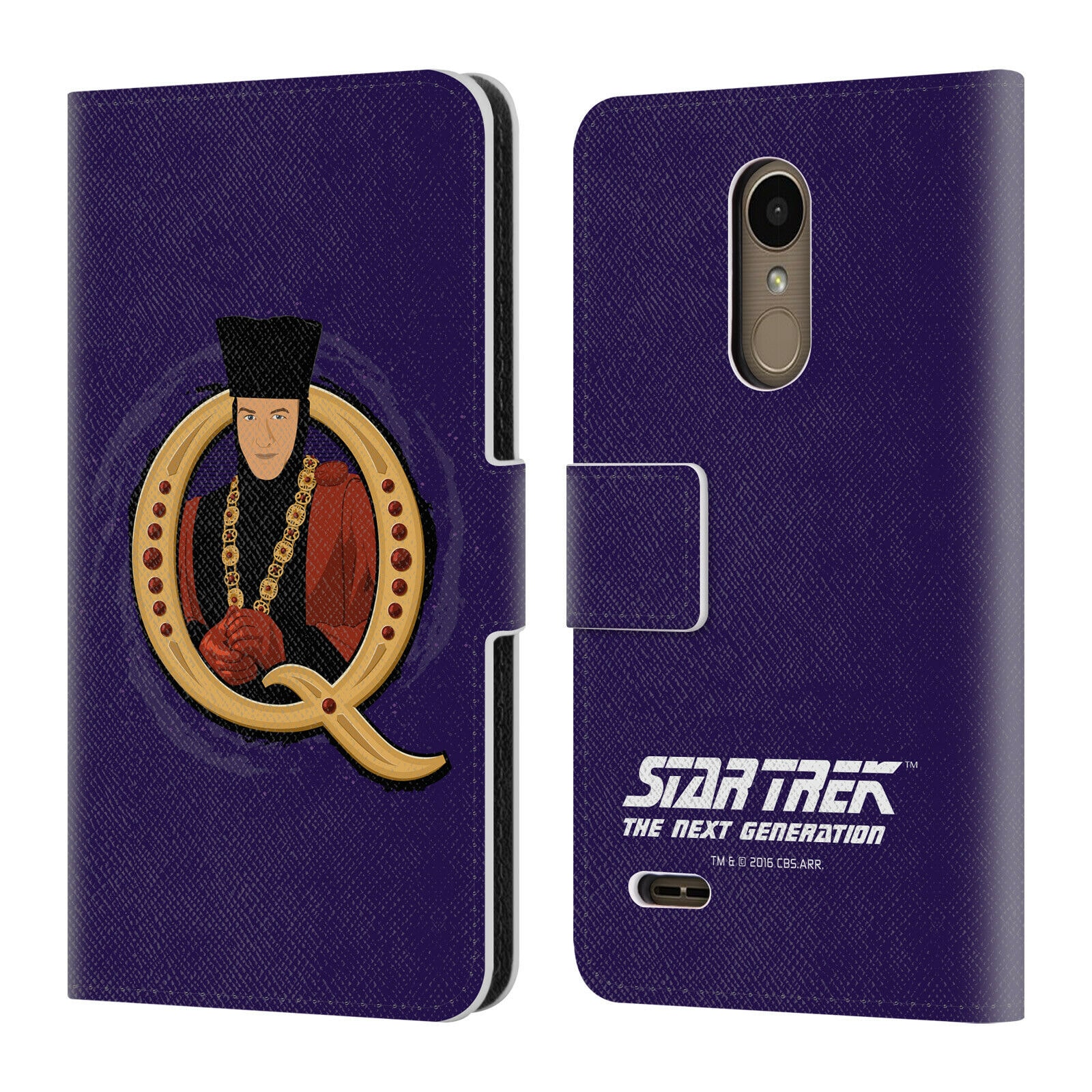 

STAR TREK ICONIC CHARACTERS TNG LEATHER BOOK WALLET CASE COVER FOR LG PHONES 1