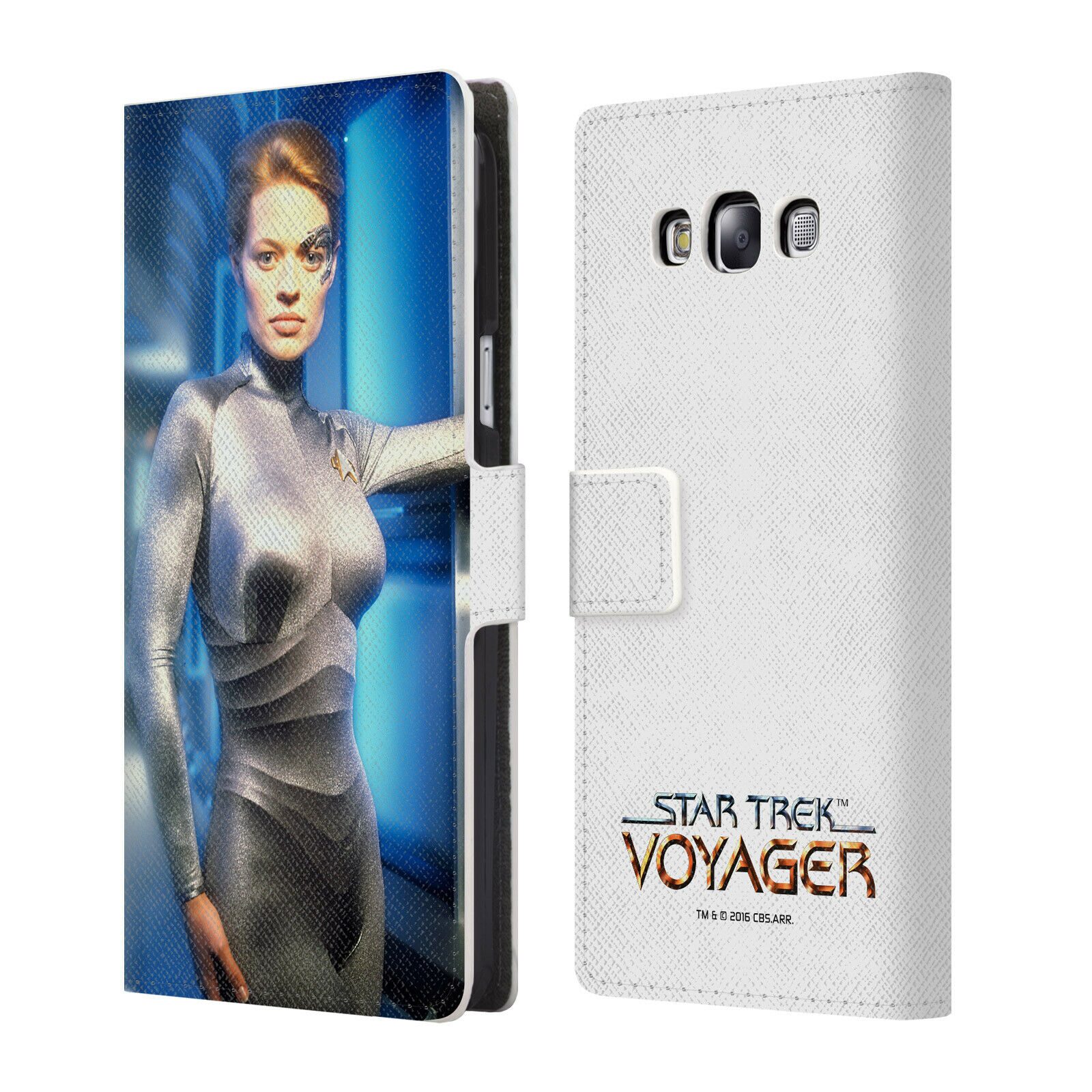 

STAR TREK ICONIC CHARACTERS VOY LEATHER BOOK WALLET CASE FOR SAMSUNG PHONES 3