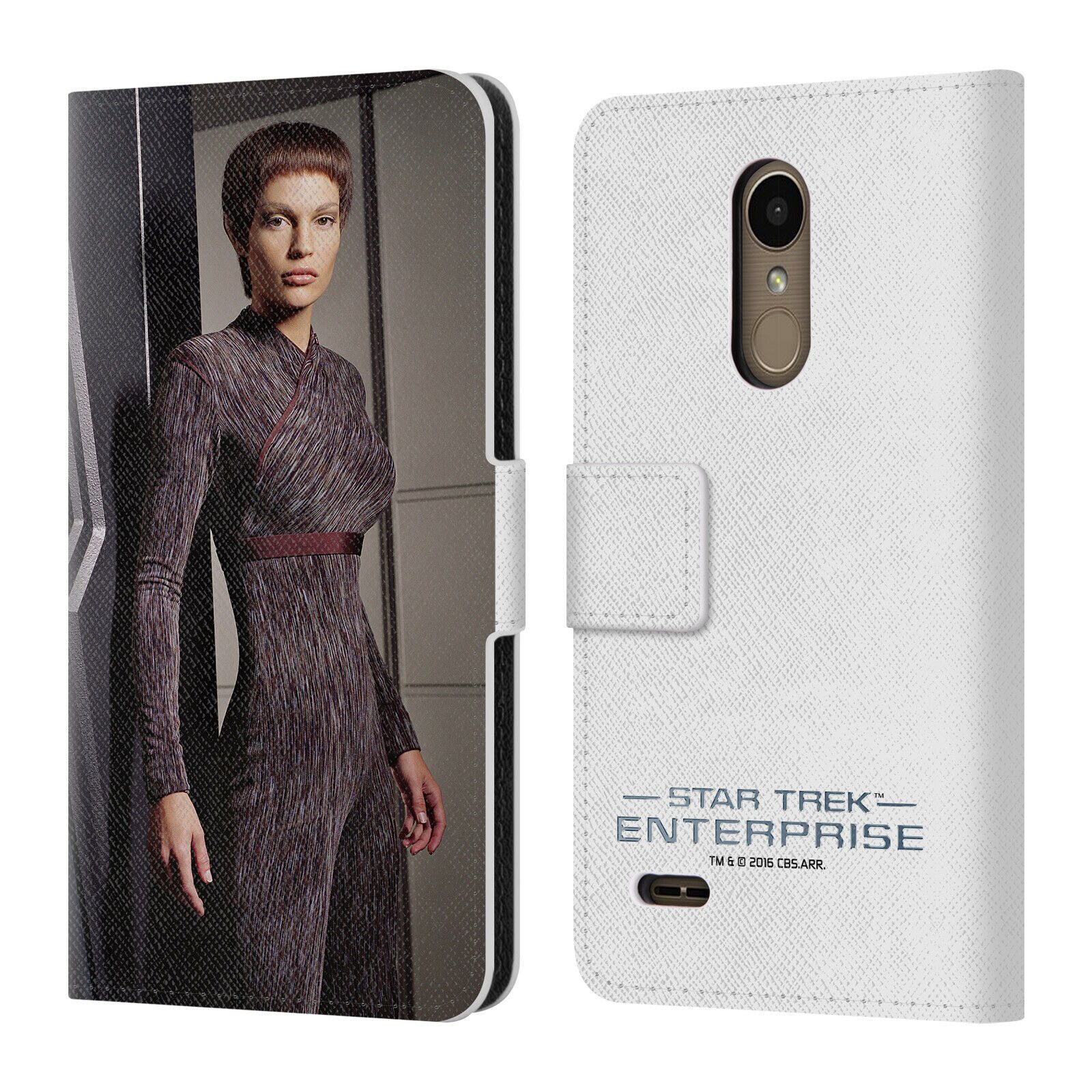 

STAR TREK ICONIC CHARACTERS ENT LEATHER BOOK WALLET CASE COVER FOR LG PHONES 1