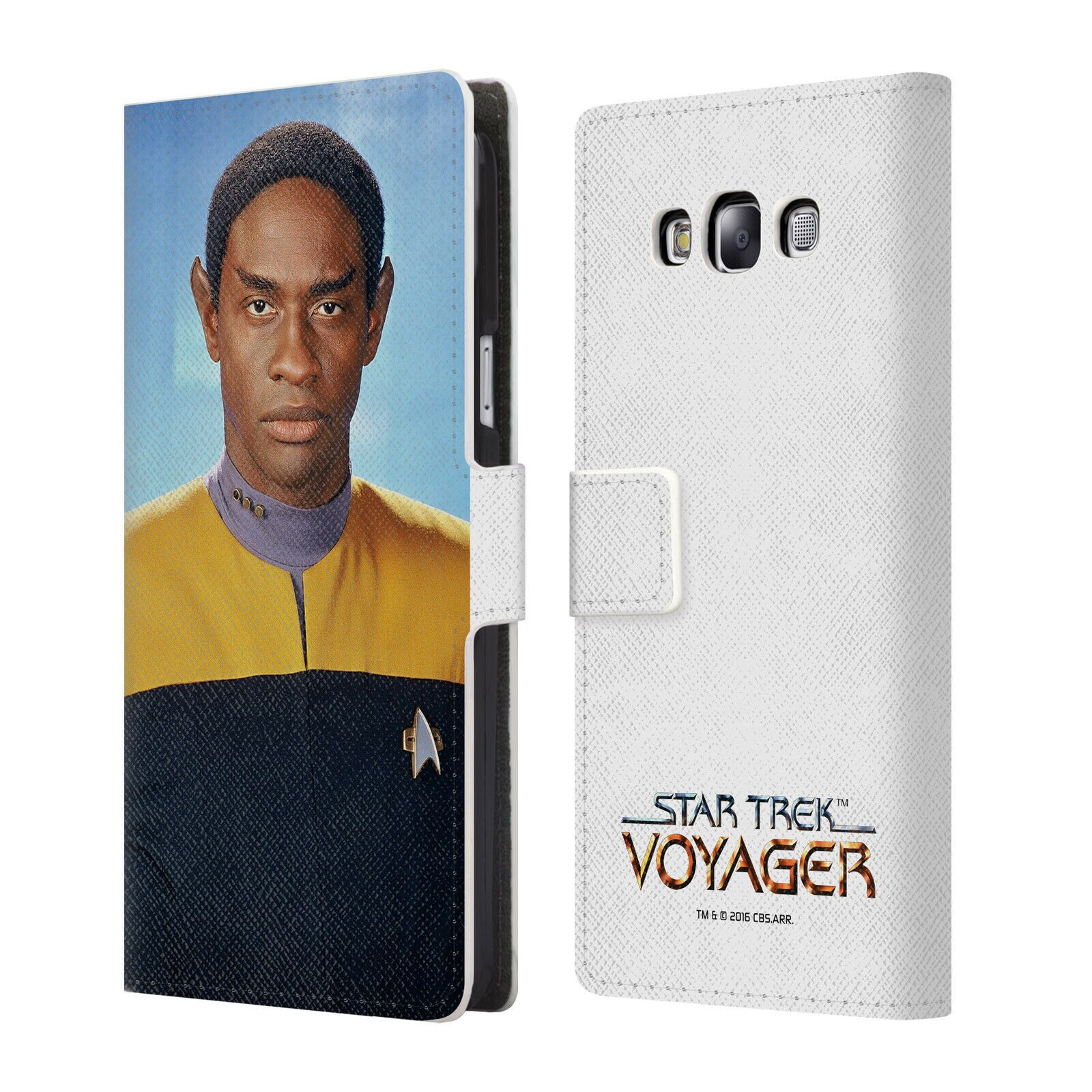 

STAR TREK ICONIC CHARACTERS VOY LEATHER BOOK WALLET CASE FOR SAMSUNG PHONES 3