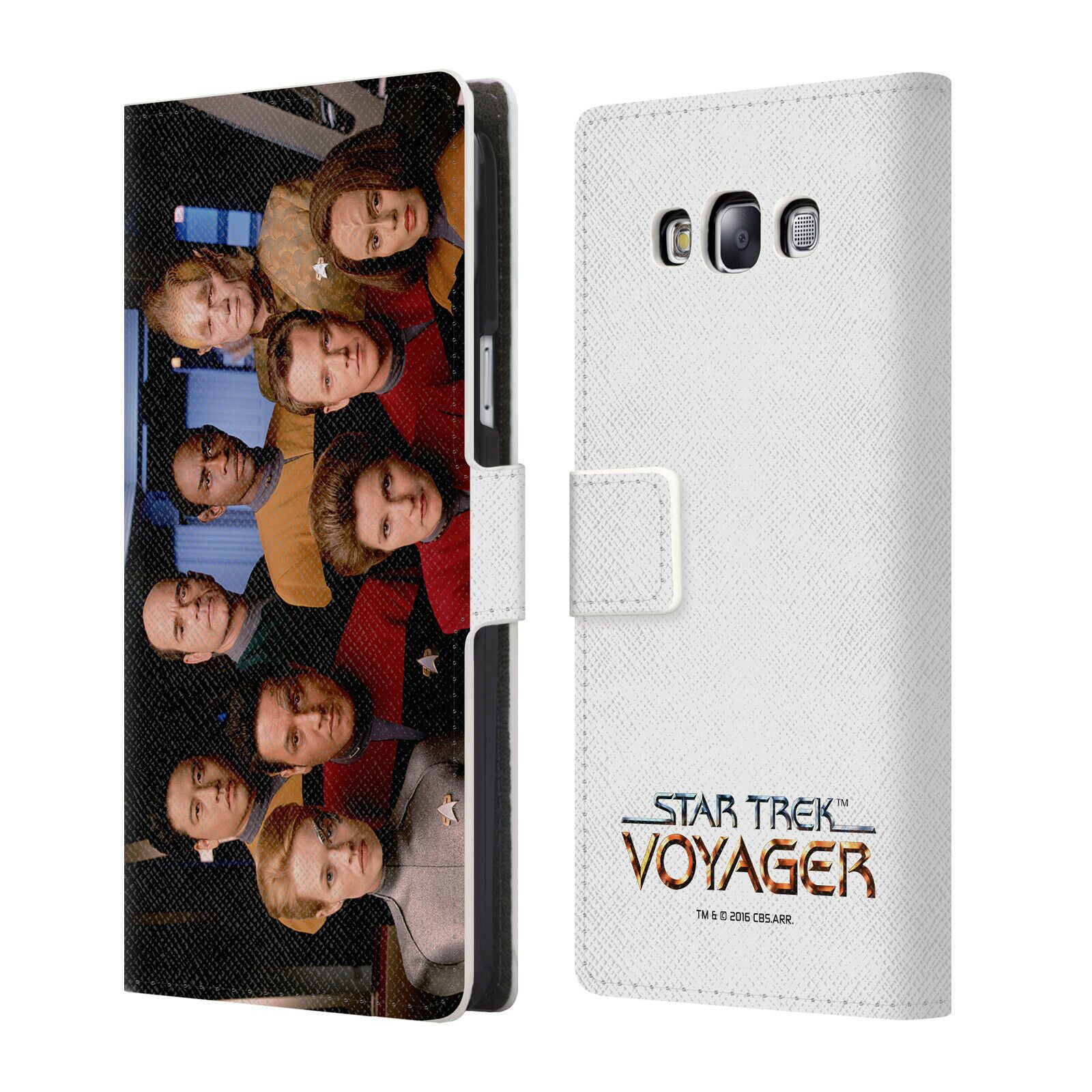 

STAR TREK ICONIC CHARACTERS VOY LEATHER BOOK WALLET CASE FOR SAMSUNG PHONES 3
