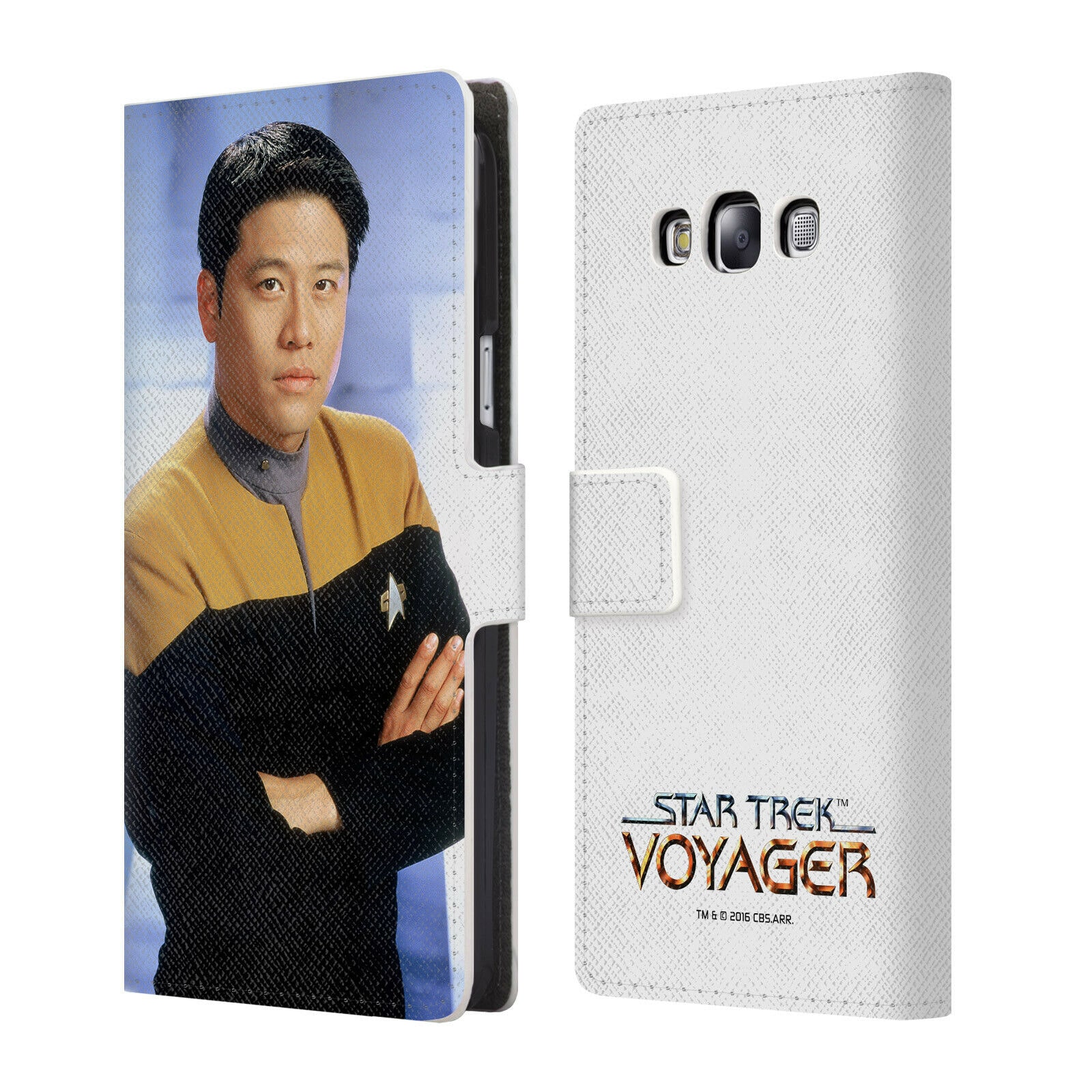 

STAR TREK ICONIC CHARACTERS VOY LEATHER BOOK WALLET CASE FOR SAMSUNG PHONES 3