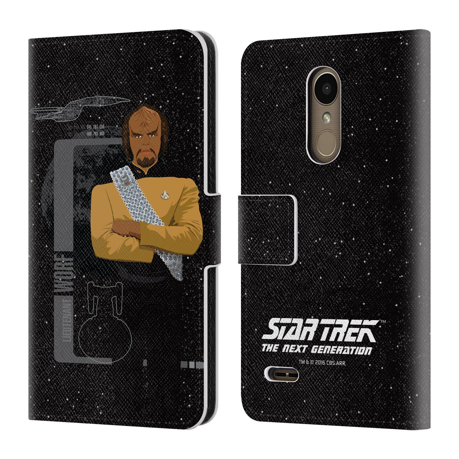 

STAR TREK ICONIC CHARACTERS TNG LEATHER BOOK WALLET CASE COVER FOR LG PHONES 1