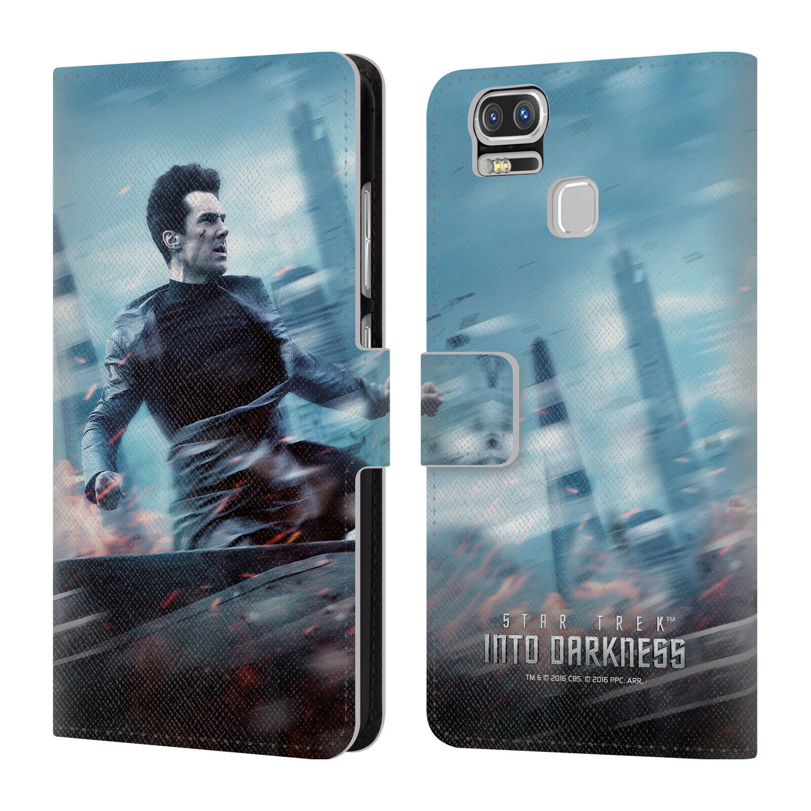 

STAR TREK POSTERS INTO DARKNESS XII LEATHER BOOK CASE FOR ASUS ZENFONE PHONES