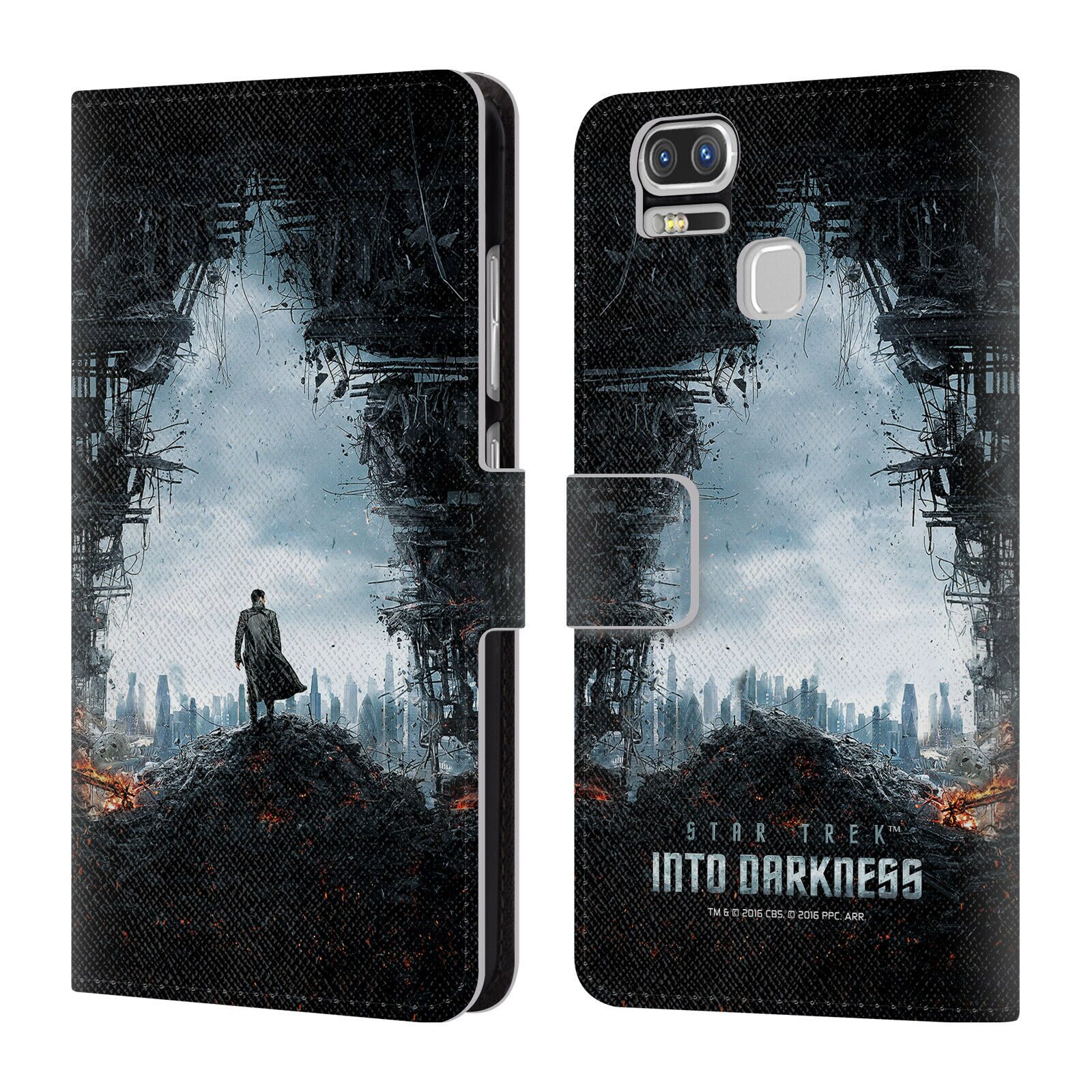 

STAR TREK POSTERS INTO DARKNESS XII LEATHER BOOK CASE FOR ASUS ZENFONE PHONES