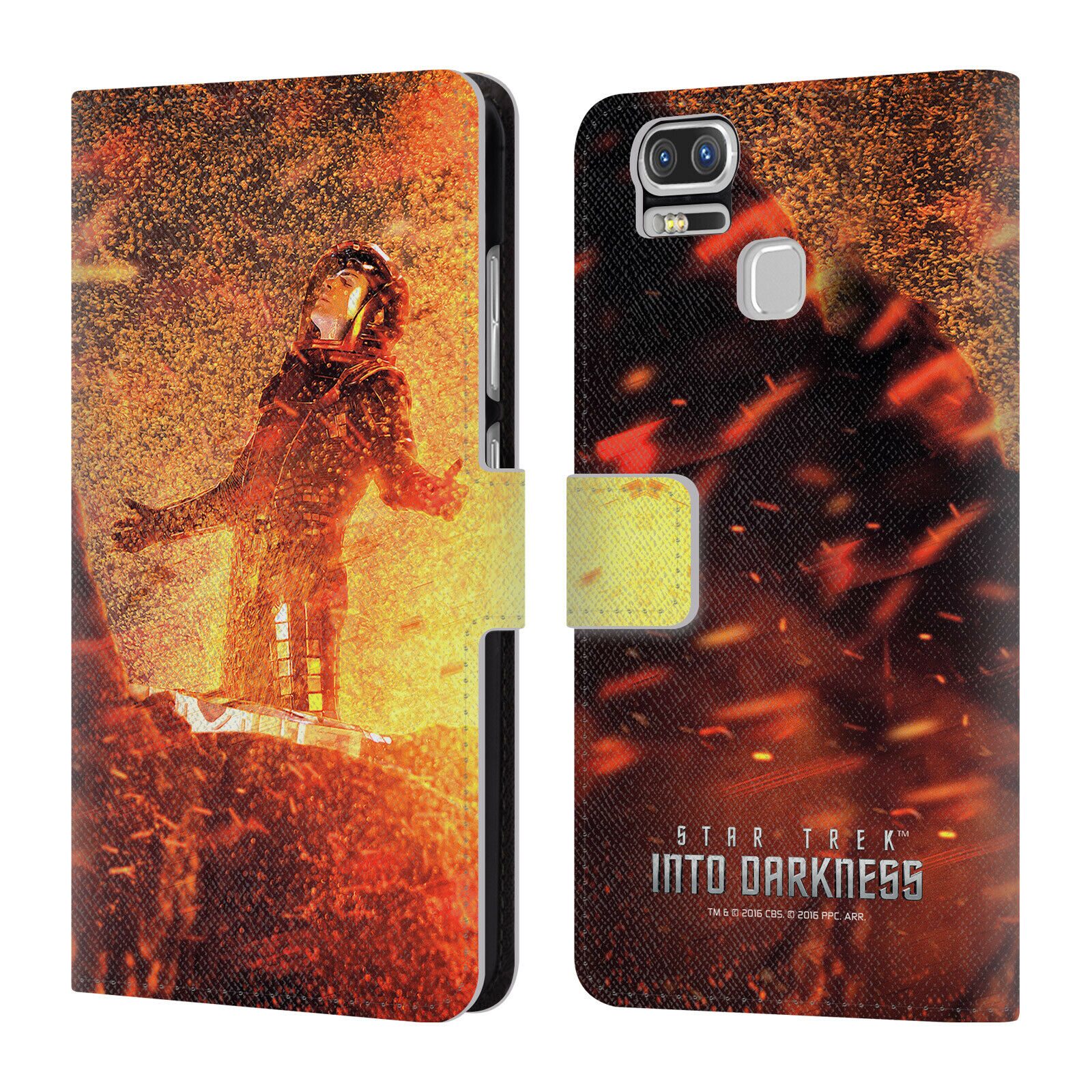 

STAR TREK POSTERS INTO DARKNESS XII LEATHER BOOK CASE FOR ASUS ZENFONE PHONES