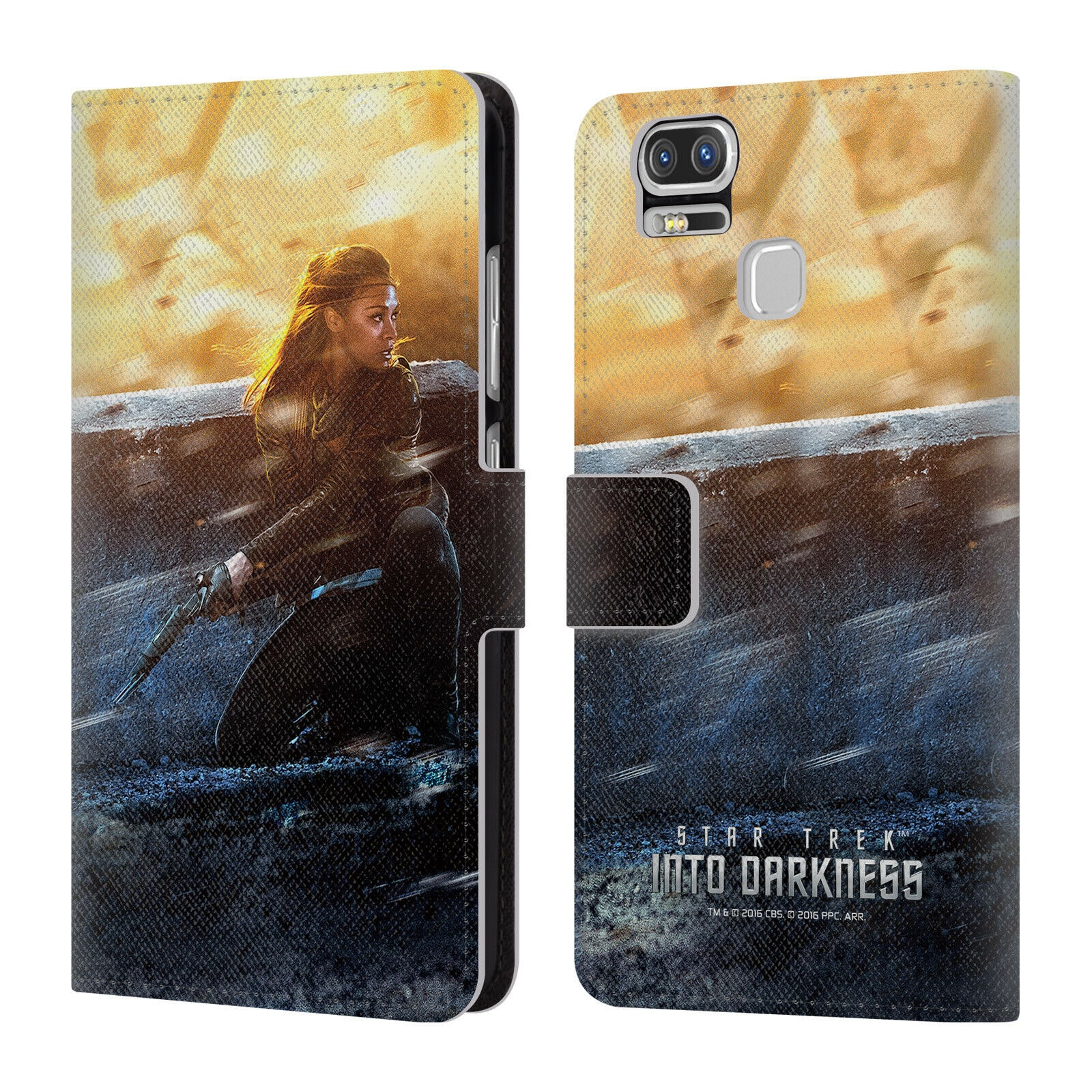 

STAR TREK POSTERS INTO DARKNESS XII LEATHER BOOK CASE FOR ASUS ZENFONE PHONES
