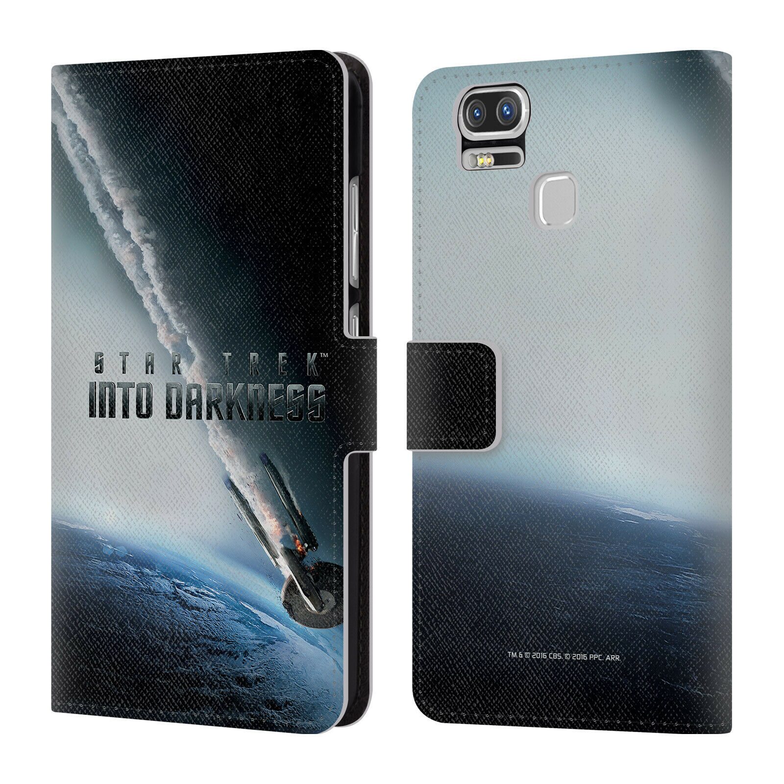 

STAR TREK POSTERS INTO DARKNESS XII LEATHER BOOK CASE FOR ASUS ZENFONE PHONES
