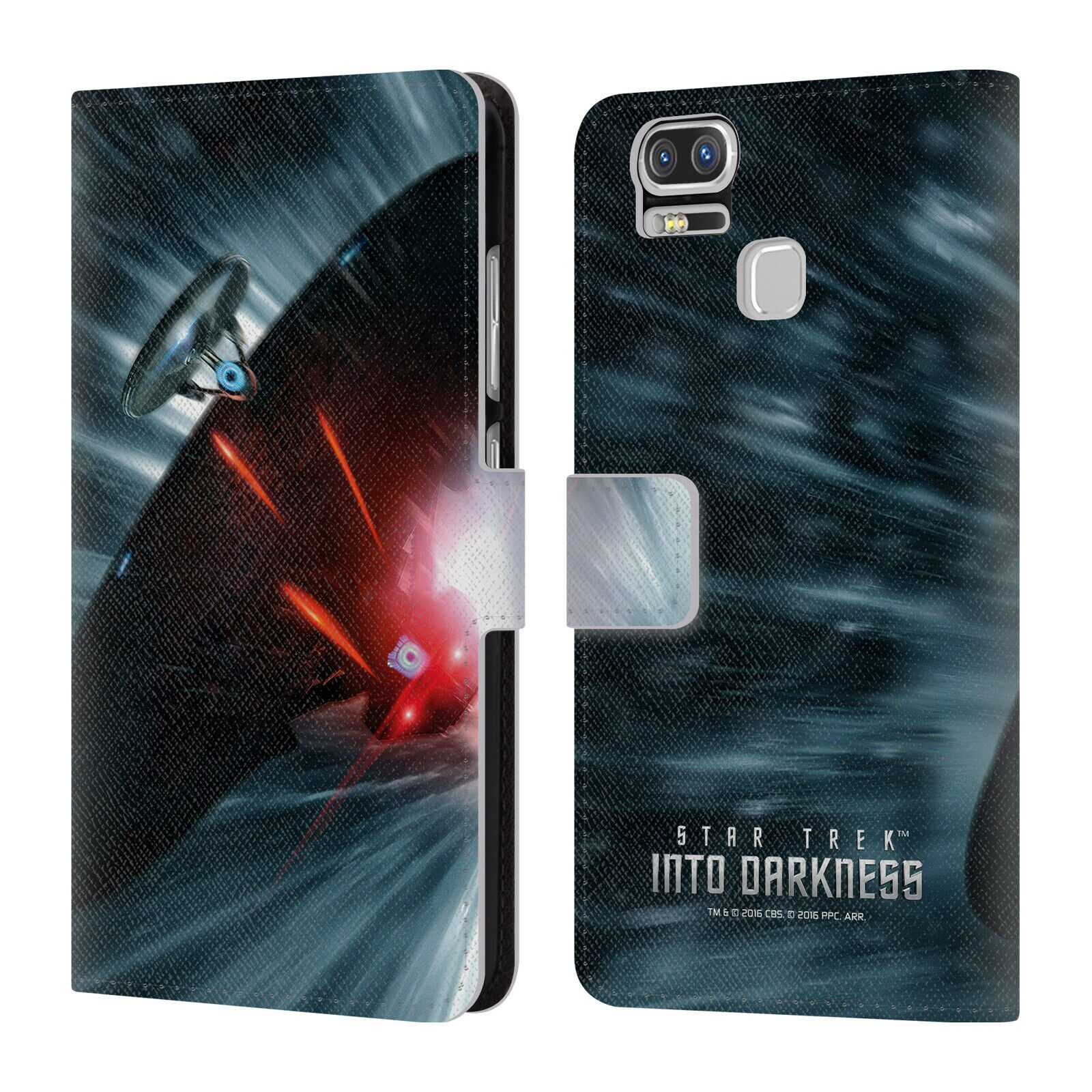 

STAR TREK POSTERS INTO DARKNESS XII LEATHER BOOK CASE FOR ASUS ZENFONE PHONES
