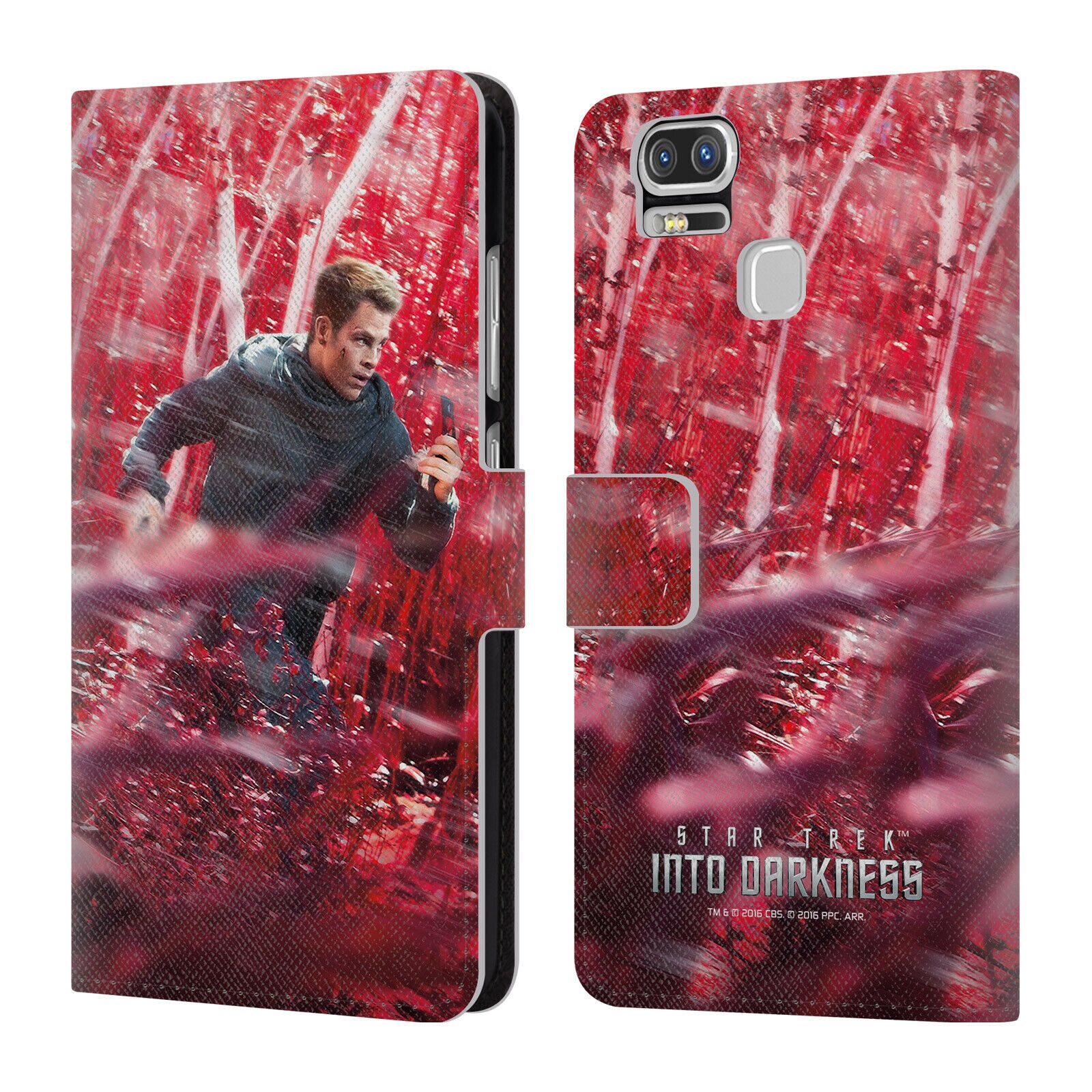 

STAR TREK POSTERS INTO DARKNESS XII LEATHER BOOK CASE FOR ASUS ZENFONE PHONES