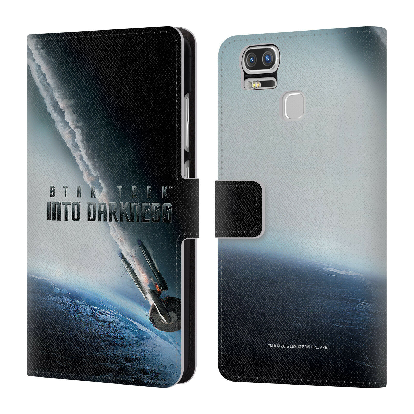 

STAR TREK POSTERS INTO DARKNESS XII LEATHER BOOK CASE FOR ASUS ZENFONE PHONES