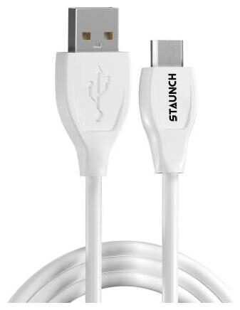 

Staunch S10 USB 1m Data Charging Micro USB Cable ( 1 m White )