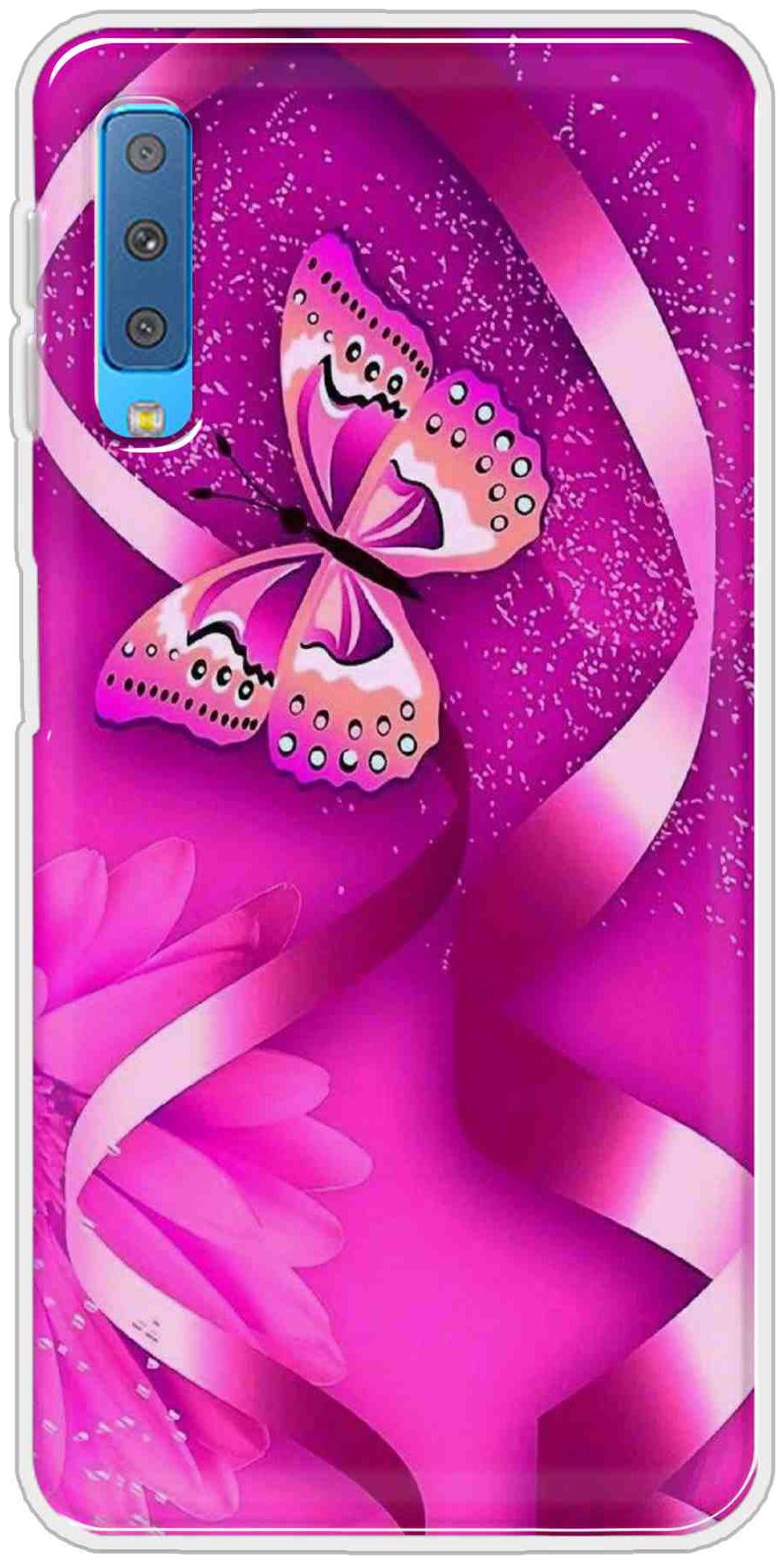 

STORESOME Silicone Back Cover For Samsung Galaxy A7 2018 ( Multi )