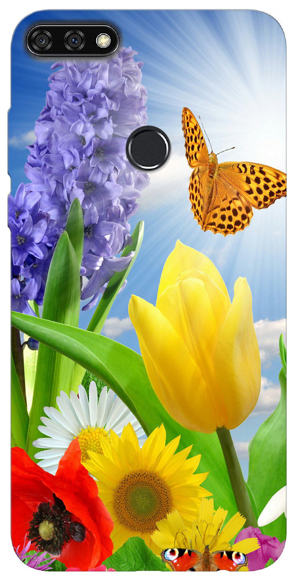 

STORESOME Silicone Back Cover For Honor 7C ( Multi )