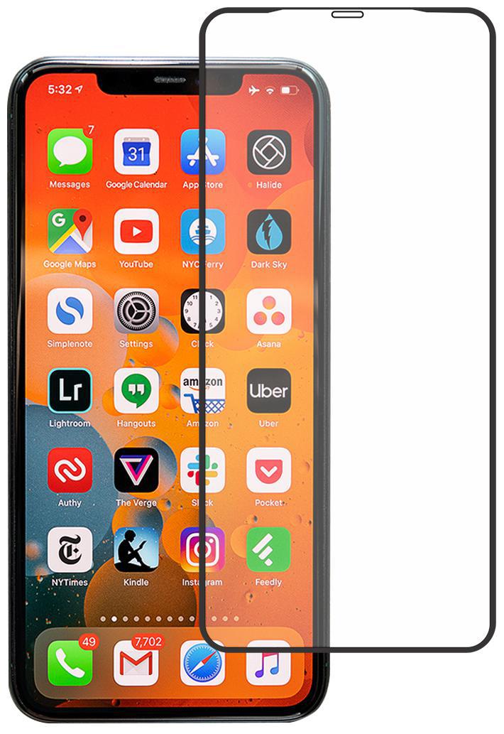 

Stuffcool Mighty 2 5D Full Glass ScreenProtector for iPhone 11 Pro 5 8 - Black(Case Friendly)