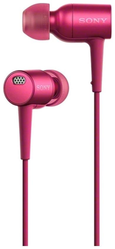 sunz Sony MDR-EX750NA | In-Ear Hi-Res Audio Headphones with Mic -pink