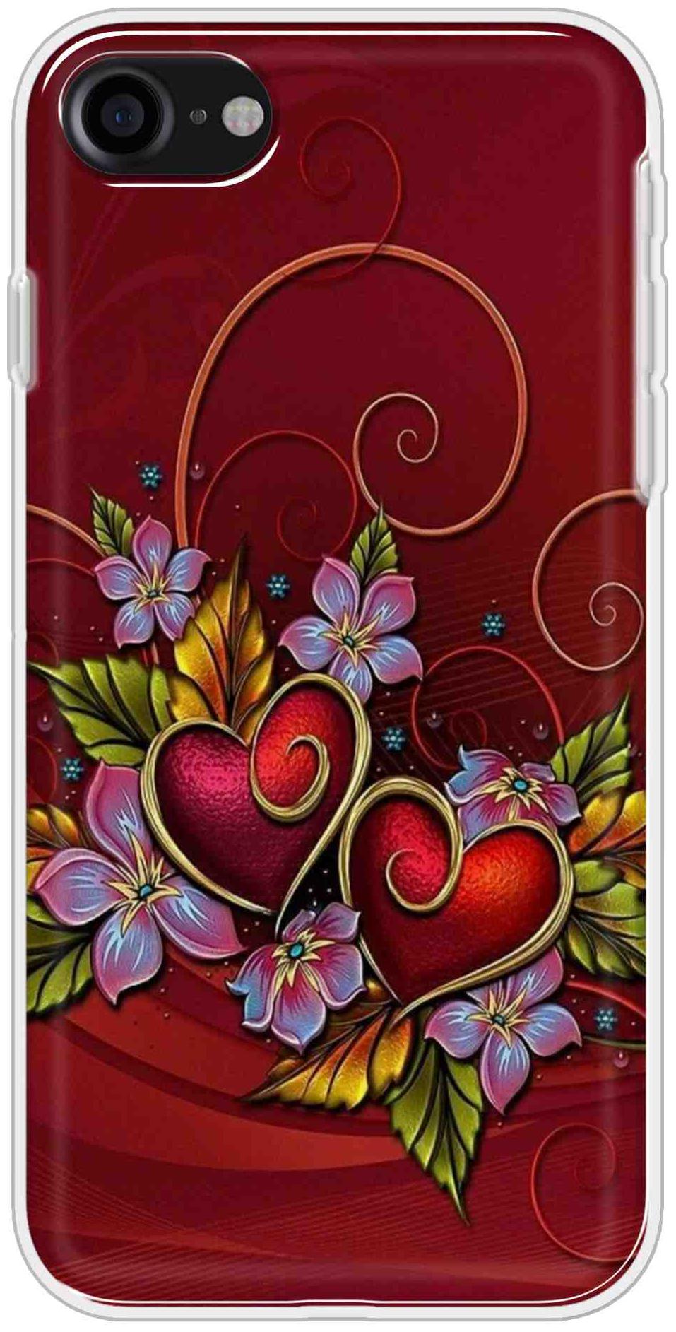 

SVISINDIA Silicone Back Cover For Apple iPhone 8 ( Multi )