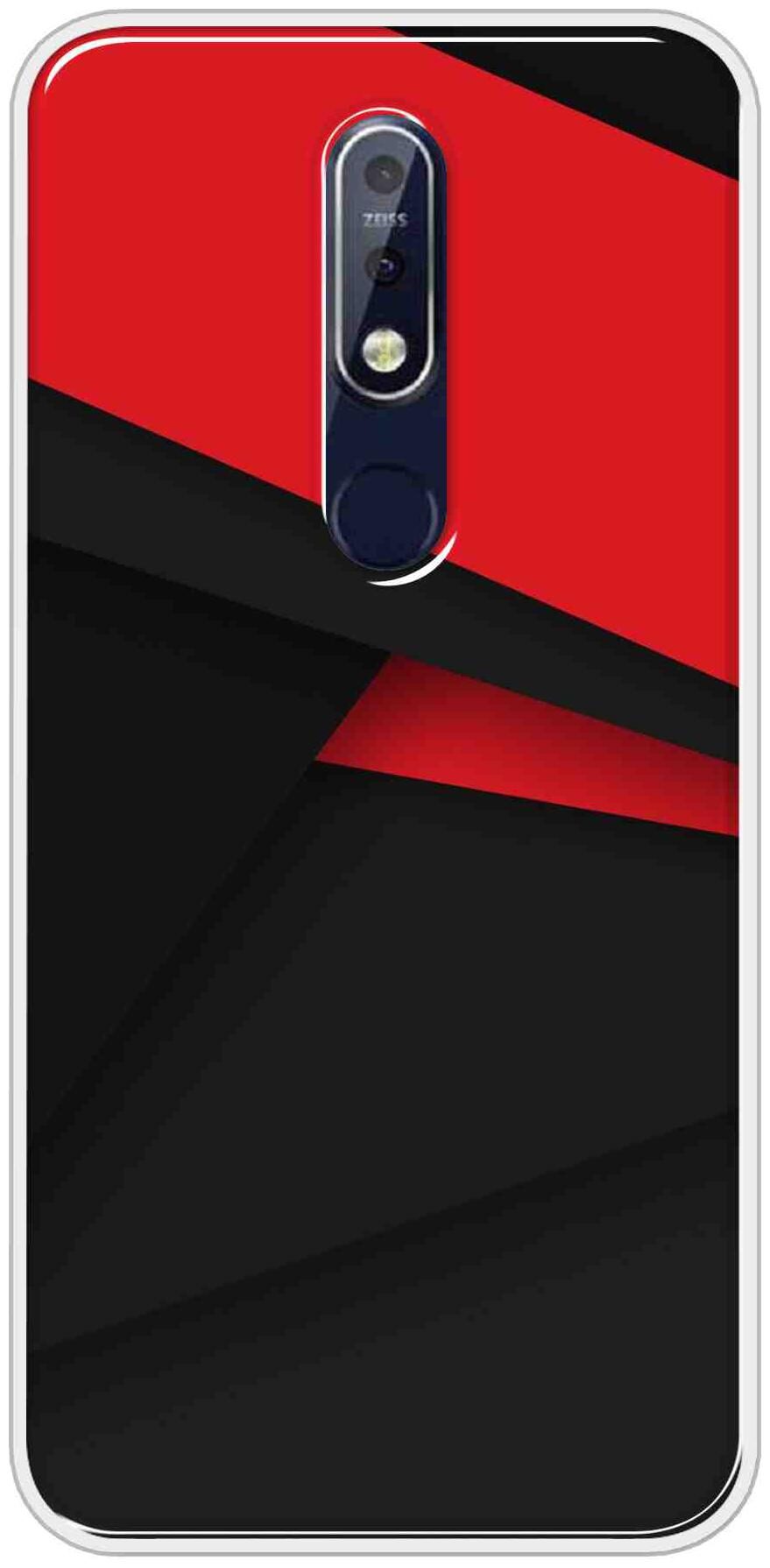 

SVISINDIA Silicone Back Cover For Nokia 7 1 ( Multi )
