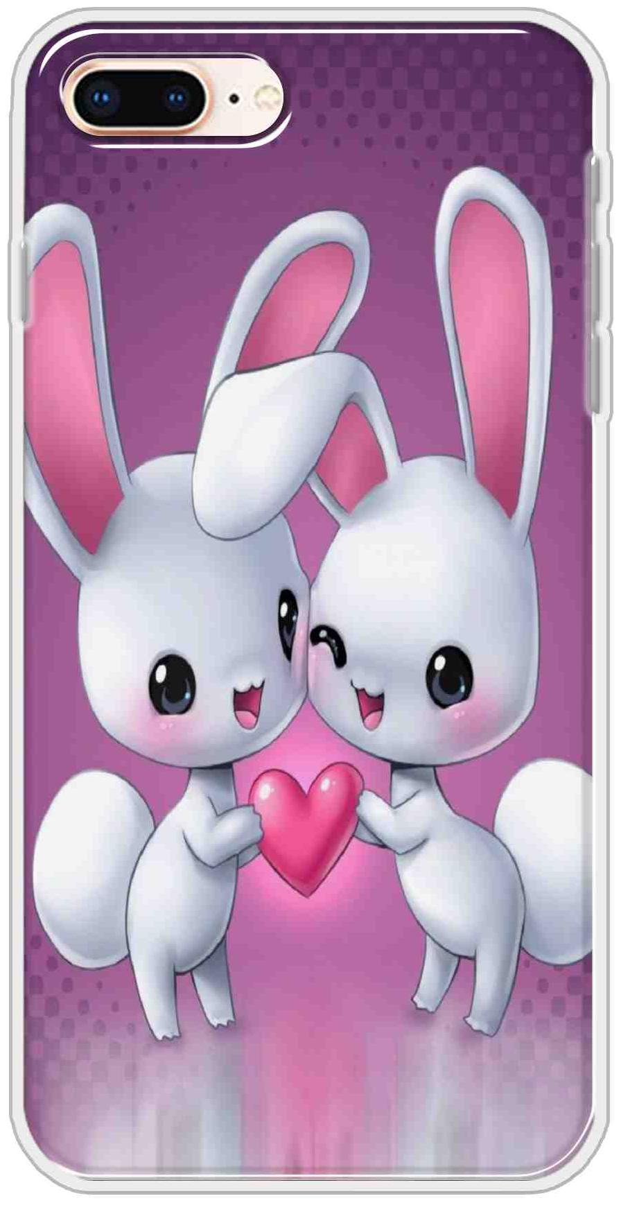 

SVISINDIA Silicone Back Cover For Apple iPhone 8 Plus ( Multi )