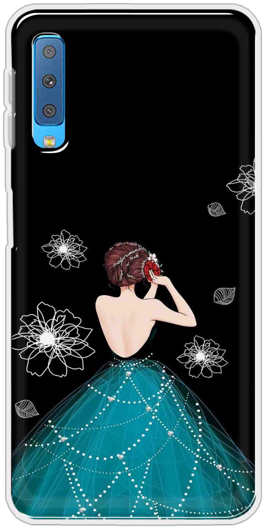 

SVISINDIA Silicone Back Cover For Samsung Galaxy A7 2018 ( Multi )