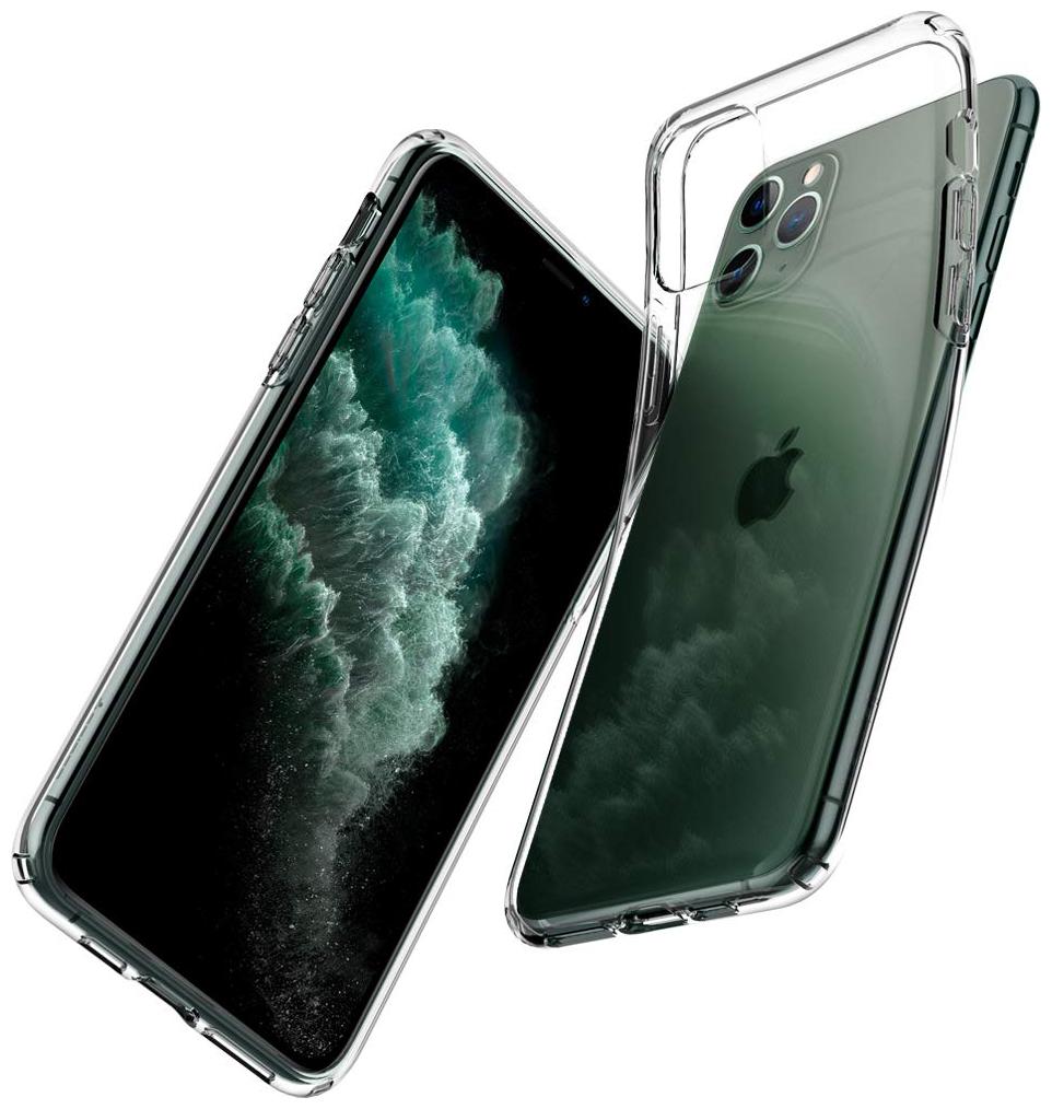 

SVISINDIA Silicone Back Cover For Apple iPhone 11 Max Pro ( Transparent )