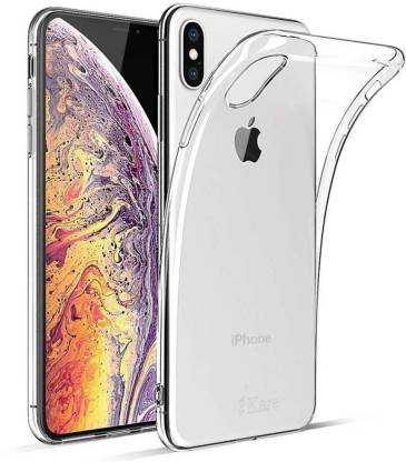 

SVISINDIA Silicone Back Cover For Apple iPhone XS max ( Transparent )