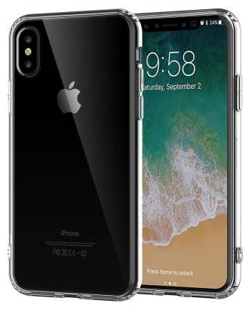

SVISINDIA Silicone Back Cover For Apple iPhone X ( Transparent )