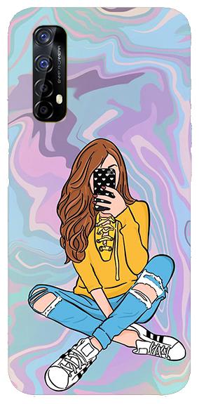 

SY Gifts Plastic Back Cover For Realme 7 ( Multi )