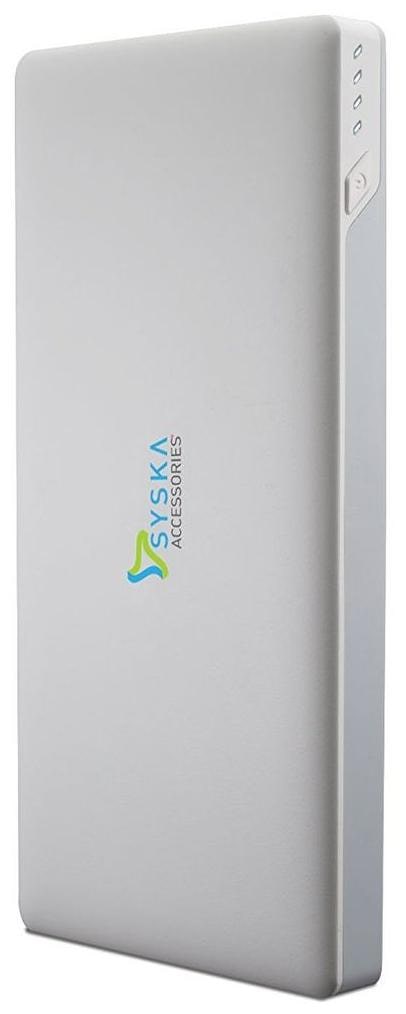 

Syska 10000 mAh Power Bank - White