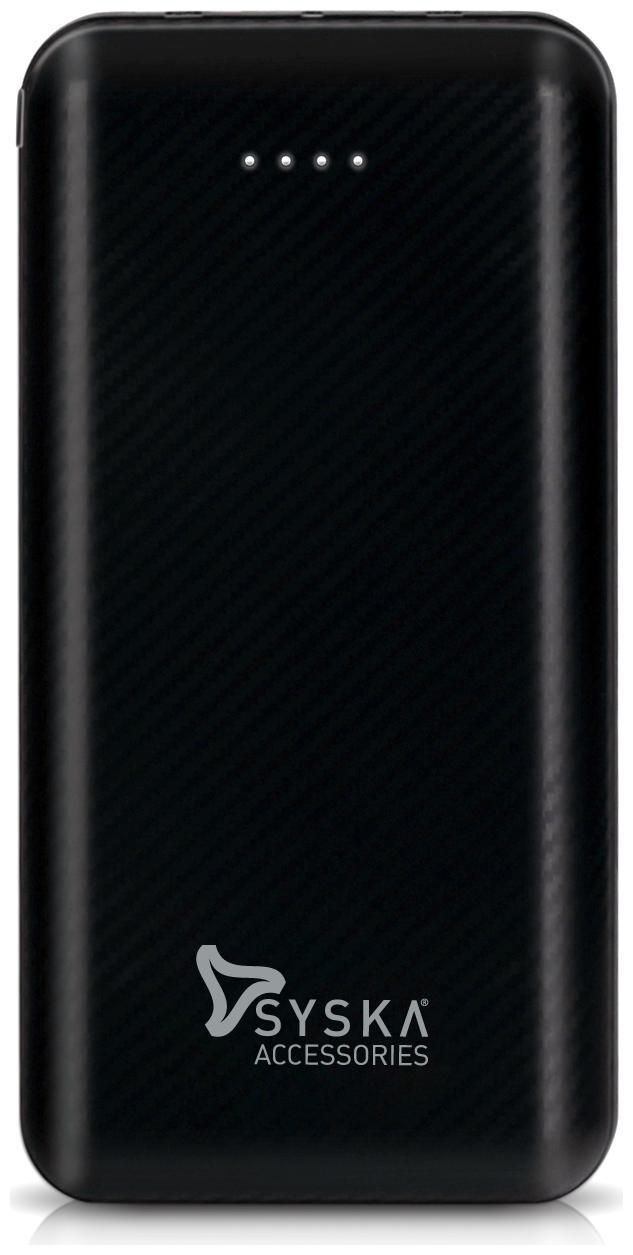 Syska origin country 20000 mAh Li-Polymer P2006J Power Core200 Power Bank (Black)
