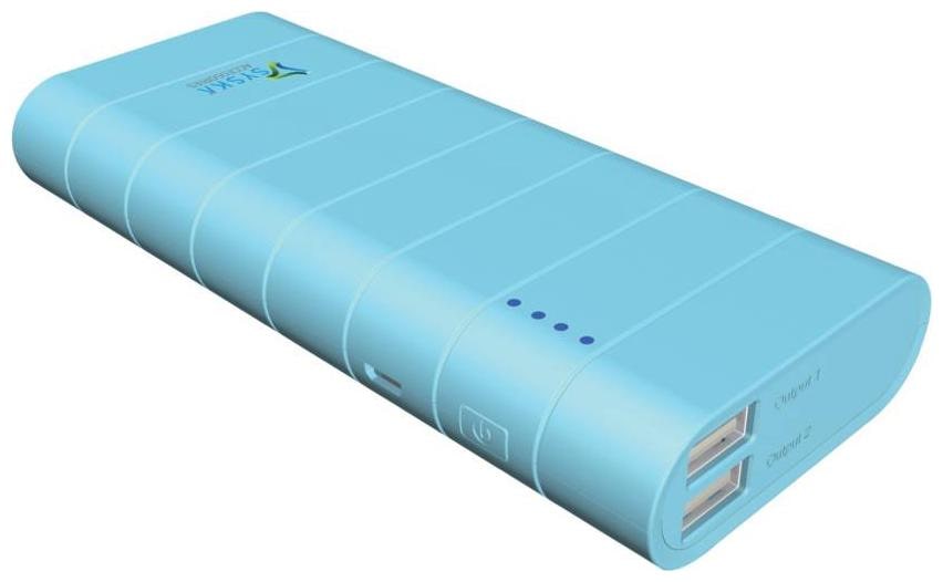 

Syska POWER BOOST-100 10000 mAh Portable Fast Charging Power Bank - Blue