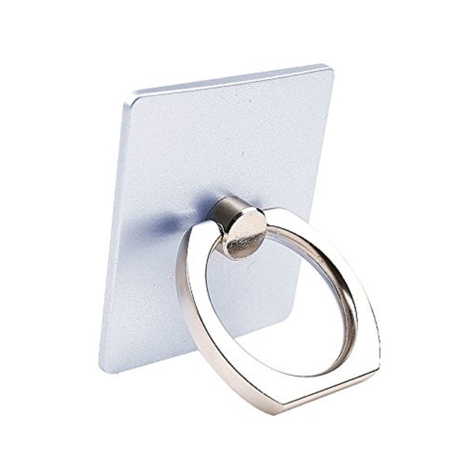 

Tech-X 360 Degree Rotating Finger Ring Holder Stand for Mobile Phones Tablets( Silver Colors )