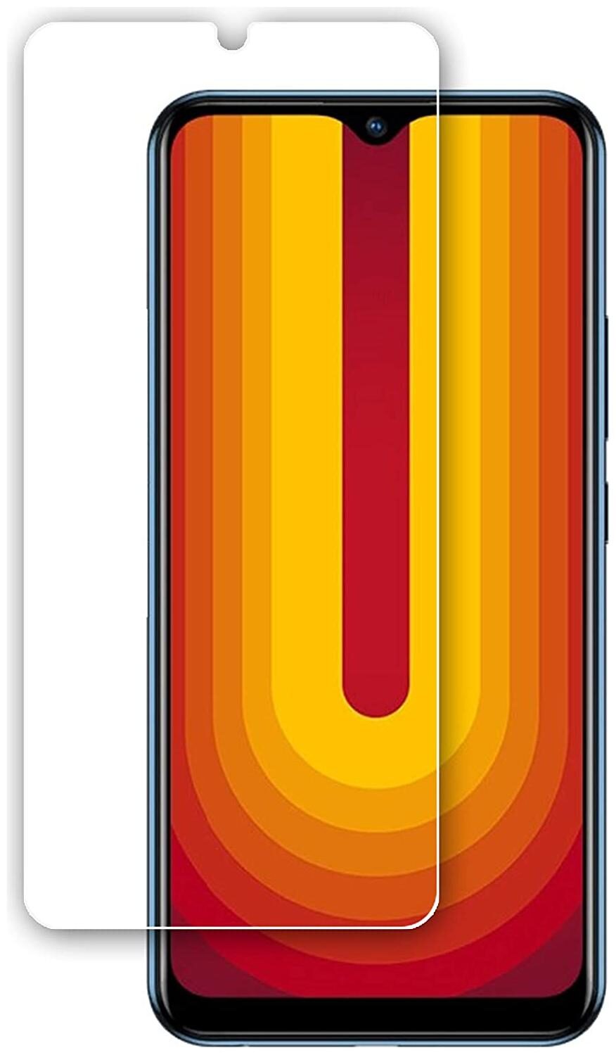 

Techwire for VIVO U20 Premium Anti-Fingerprint Scratch Resistant Matte Hammer Proof Impossible Screen Protector Better Than Tempered Glass Screen Guard