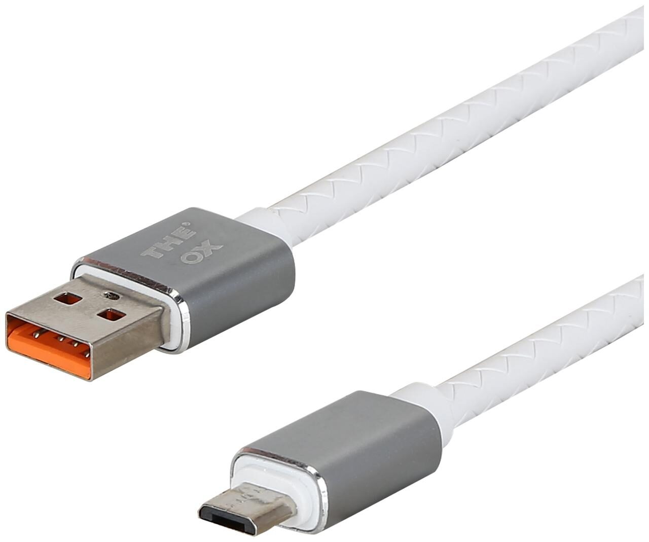 

THE OX USB1-Micro-White-OX Data Charging Micro USB Cable ( 1 5 m White Grey )
