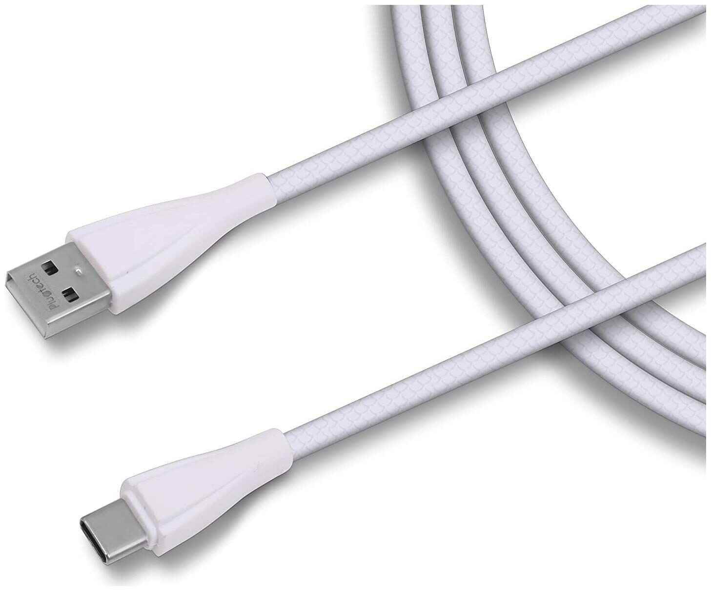 

PLUGTECH Data Charging Type-C Cable ( 1 m White )