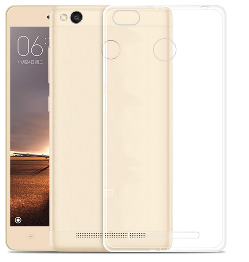 Transparent Tpu Back Cover Case For Xiaomi Redmi 3s / Redmi 3 Prime by Capnicks Store