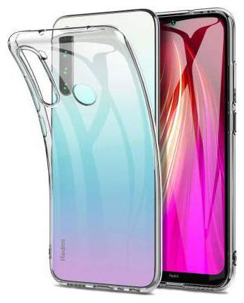 

IDHAR Silicone Back Cover For Redmi Note 8 ( Transparent )