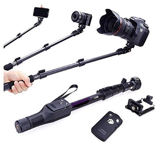

Tripods Monopods Selfie Sticks ( YT-1288 Professional Monopod Selfie Stick with Bluetooth Shutter) BY CHG