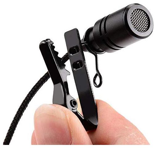 

TSV 3 5MM Clip On Mini Lapel Lavalier Microphone for Voice Chat Video Conferencing Recording for Smartphones DSLR camcorders etc