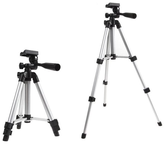 

TSV 3110 Tripod With Mini Ring Light Foldable Camera Tripod with Mobile Clip Holder Bracket For Apple iPhone 6 6S 7 8x