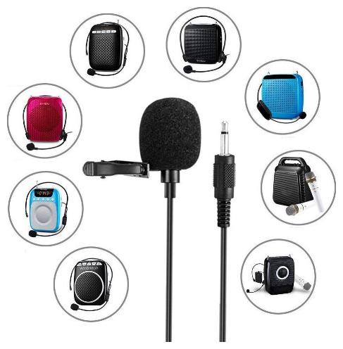 

TSV Clip On Mini Lavalier Lapel Mic Collar Microphone For PC Computer Laptop Gaming Sound Recording you tube mobile recording Video Recording