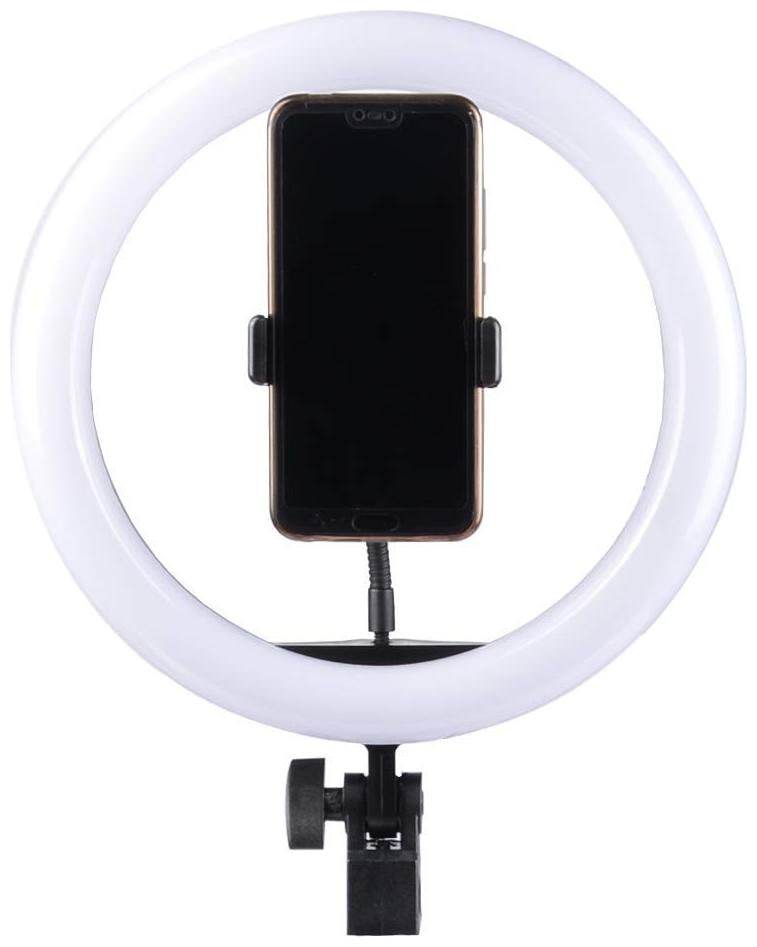 

TSV LED Ring Light with 3110 Tripod Stand Phone Holder for Live Streaming Tik Tok YouTube Video Dimmable Desk Makeup Ring Light for Photography