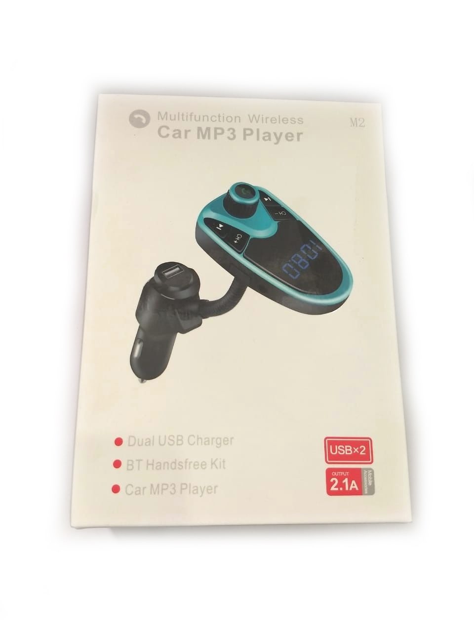 

TSV M2 Multifunction Wireless Car MP3 Player With Dual USB Charging Slot Car Charger