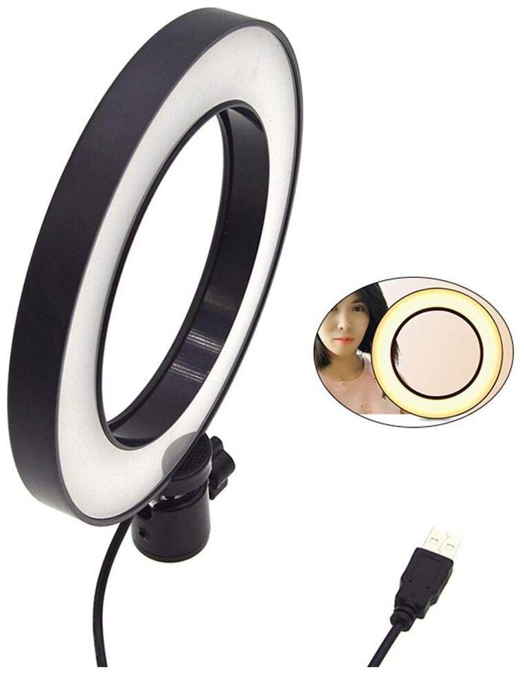

TSV Selfie Ring Light with 3120 Tripod Stand Flexible Phone Holder for Live Stream Makeup Tiktok Musically and Other Phone s App with 3 Mode Light