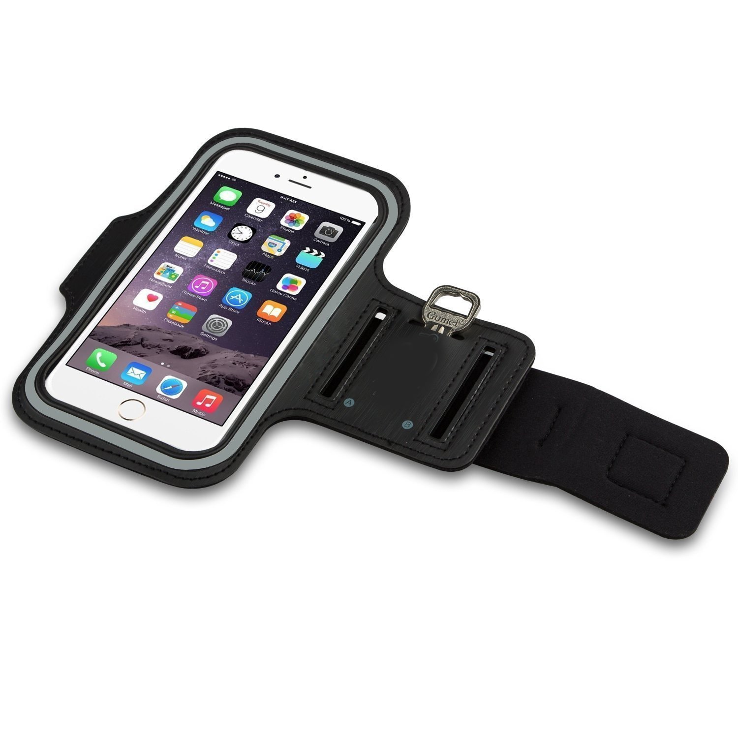 

TSV Stylish Durable and Adjustable Reflective Sports Arm Band Mobile Holder Compatible for Apple iPhone 6